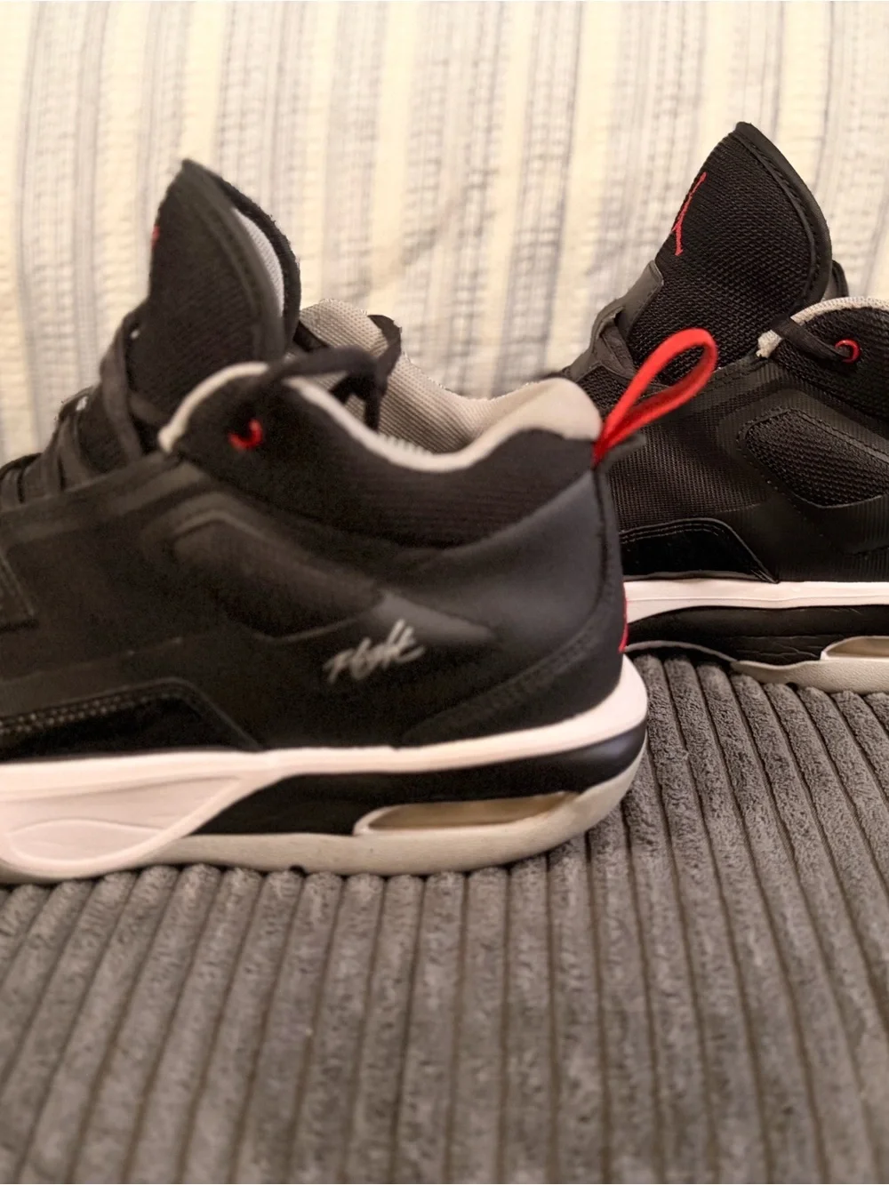 Jordan Air MVP “Bred” Black/Cement Grey/University Red Men’s size 9 (FB1396-006)